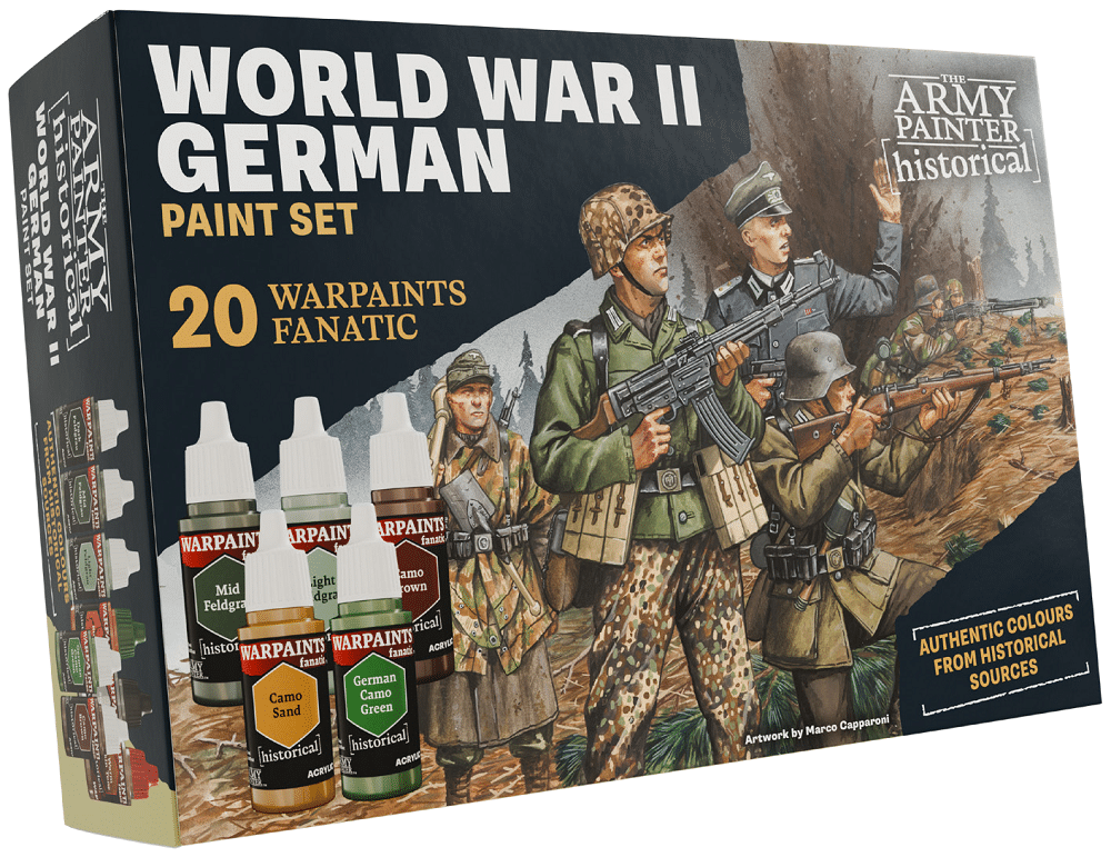 Army Painter Historical WWII German Paint Set - A Muse N Games